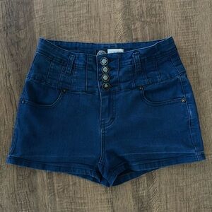 New Look London YesYes Jeans size 8 stretchy fitted jeans shorts